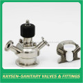 Sanitary clamp aseptic diaphragm sample valves